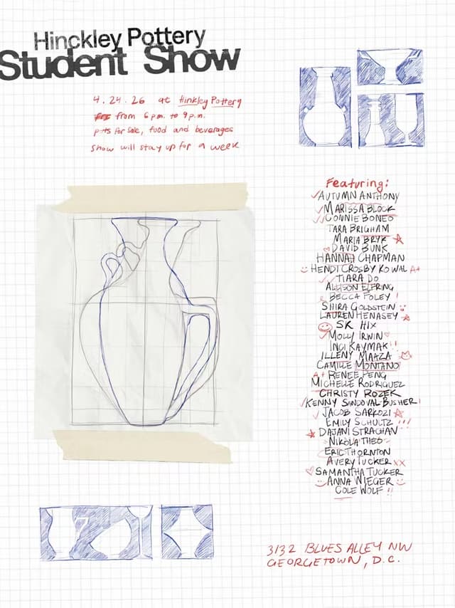 Hinckley Pottery Student Show